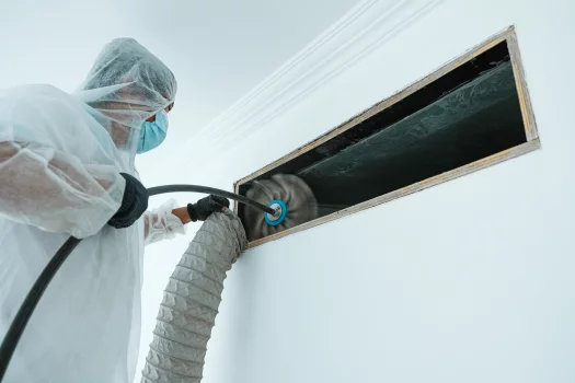 AC duct cleaning in Abu Dhabi by The Healthy Home