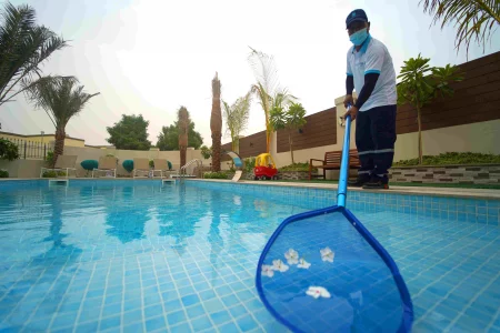 Swimming pool cleaning Dubai