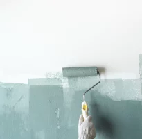 Construction Worker Painting Wall 1