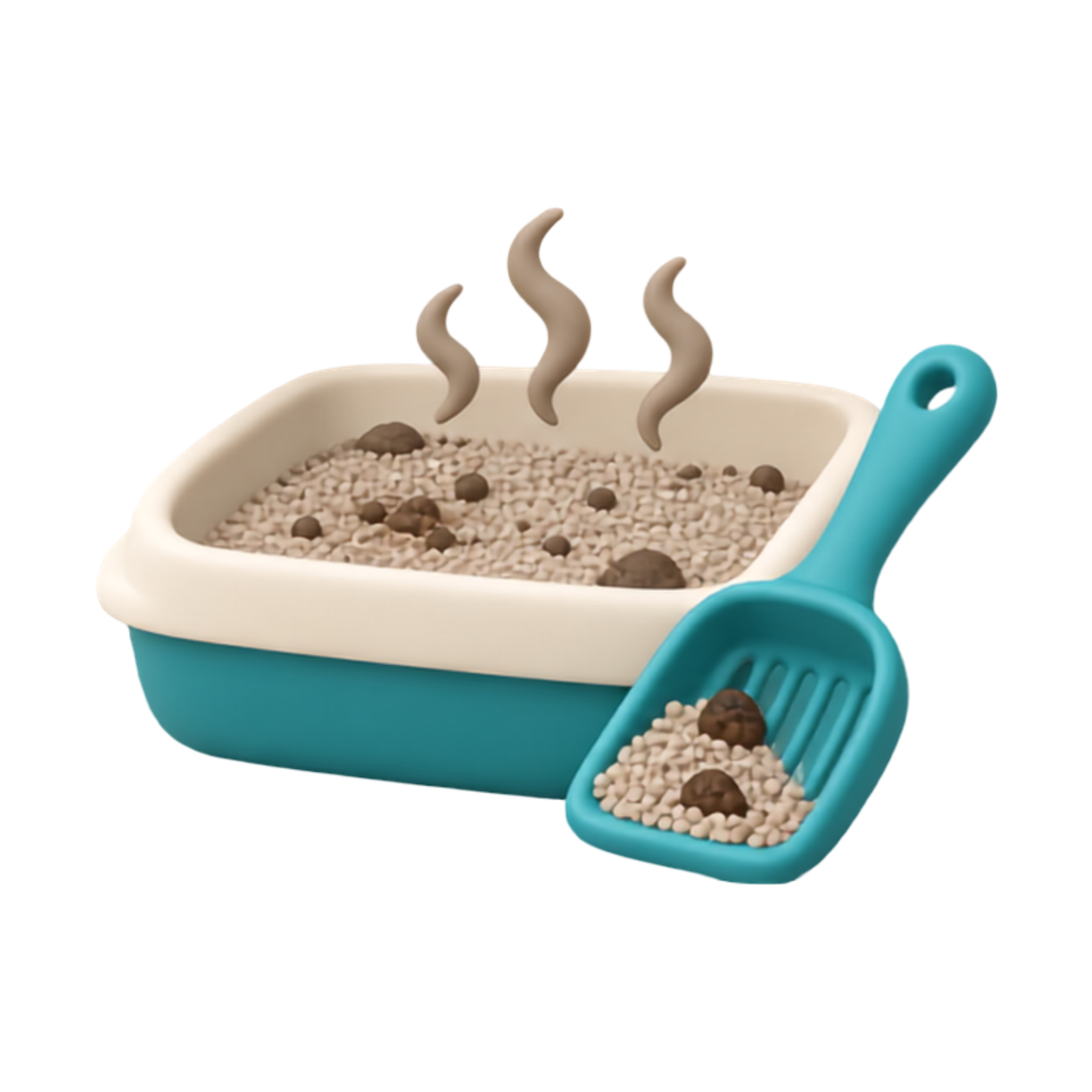 Dirty Litter Boxes Or Cages
